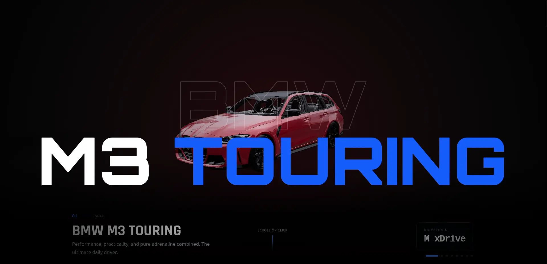 bmw-m3-3d project showcase