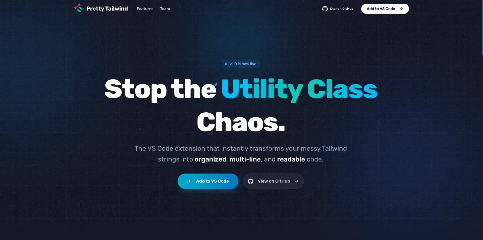 pretty-tailwindcss project showcase